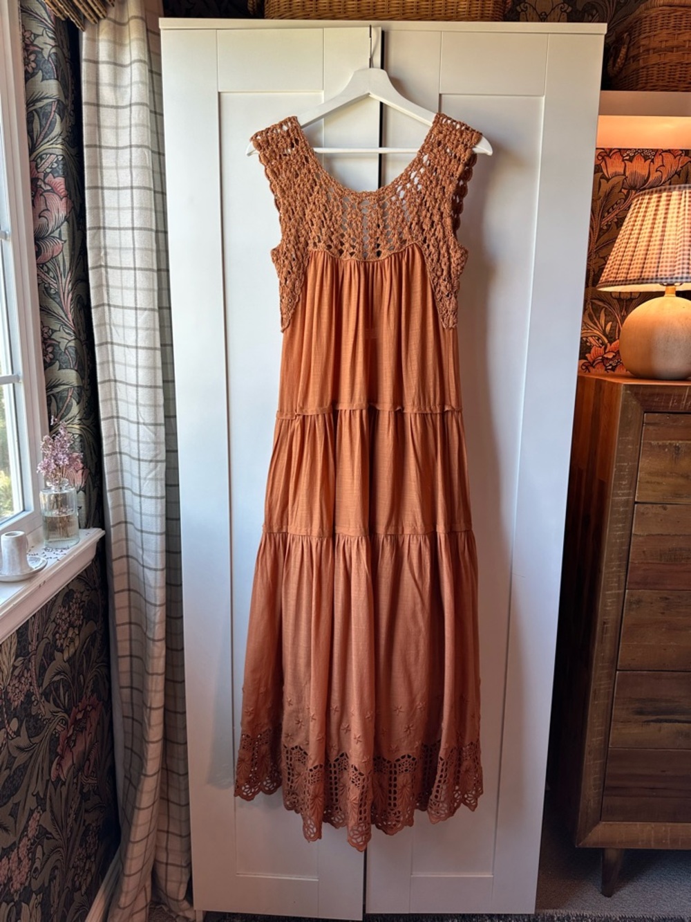 THE GREAT. The Soleil Dress in Canyon - Picture 5 of 9
